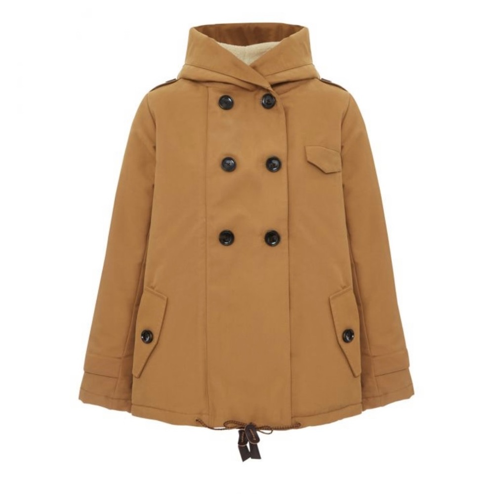 Madewell Fur-Lined Sandison Coat | Caramel
